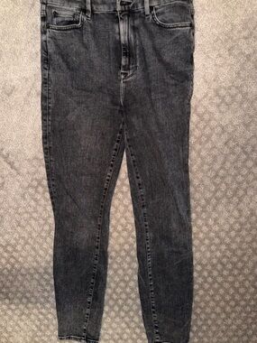 7 For All Man Kind - Luxe Vintage Women’s Slim High-Rise Jeans - Black wash